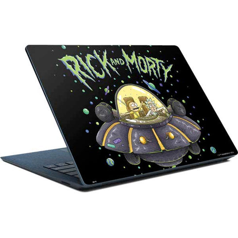 Adult Swim Rick and Morty Spaceship Surface Laptop Skin